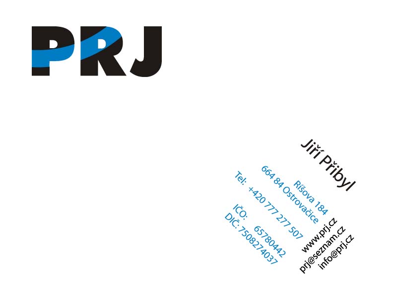 Ji�� P�ibyl - R�ova 184 - 664 81 Ostrova�ice - Tel 777277507 - prj@seznam.cz - info@prj.cz - www.prj.cz